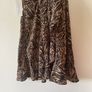 Ax Paris black animal print dress size 14 New Image 2