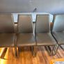 Extendable Dining Table, 4 Chairs & Bench-Delivery Available Image 4