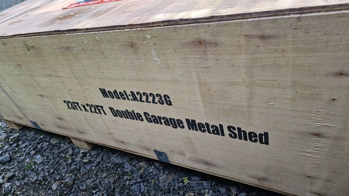 22ftx23ft Steel Double Garage