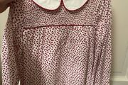 Little Bird floral blouse with Peter Pan collar age 6-7