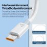 6A Fast Charging Cable USB C Type C For Samsung Huawei OnePlus Xiaomi Turbo Charge Image 7