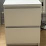 IKEA MALM Chest of 2 Drawers, White Image 2