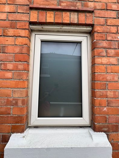 Frosted Double Glazed Timber/Aluminium Windows 3 Sizes