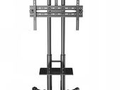 BRAND NEW Mobile TV Cart Floor Stand Mount Home Display Free Lifting Trolley for 32-65' TV Holder