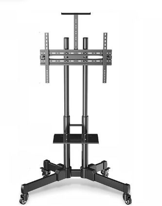 BRAND NEW Mobile TV Cart Floor Stand Mount Home Display Free Lifting Trolley for 32-65' TV Holder