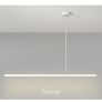 Minimalist modern Long LED pendant light Image 2