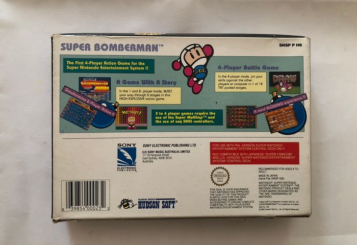 SNES Super Bomberman Box Only