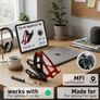 Mini Smart Tracker + Bracket Bottle Cage - Sturdy Red PC Anti-Theft Security Bracket, Image 10