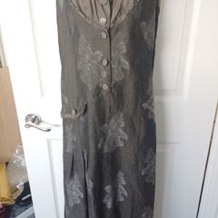 Cute Brown & Silver Imprevu Design Size 14