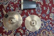 splash cymbals + cow bell