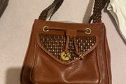 Cisco tan leather handbag