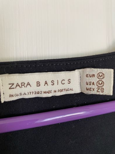 Zara black vest top