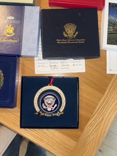 The White House Historical Association Christmas Tree ornaments