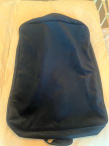 Ektorp footstool cover navy velvet