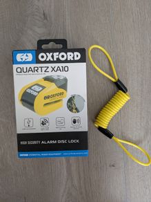 Motorcycle Alarm disc lock Oxford Quartz XA10