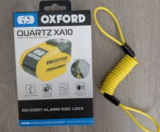 Motorcycle Alarm disc lock Oxford Quartz XA10