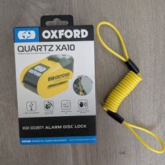 Motorcycle Alarm disc lock Oxford Quartz XA10