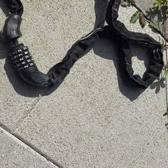 bicycle chain lock with combination code