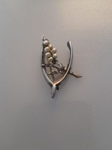 Silver - Antique Edwardian Silver Brooch