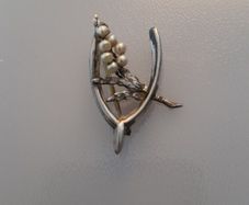 Silver - Antique Edwardian Silver Brooch