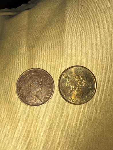 1984 & 1997 Hong Kong 10 Cents Coins