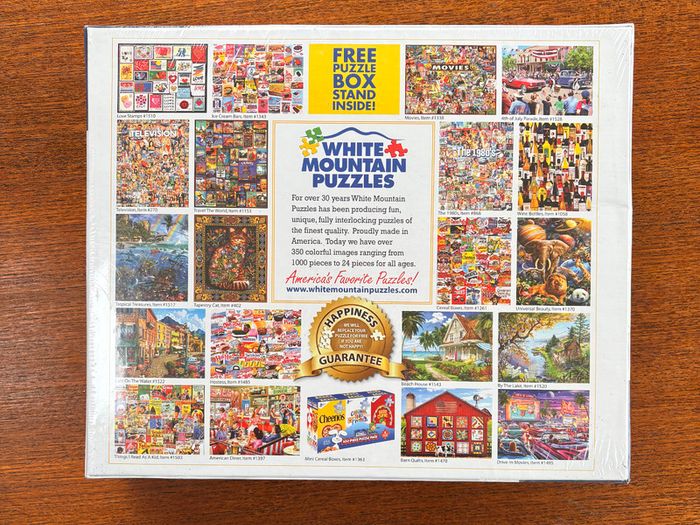 White Mountain Rock n Roll 1000 Piece Puzzle (New, Sealed)