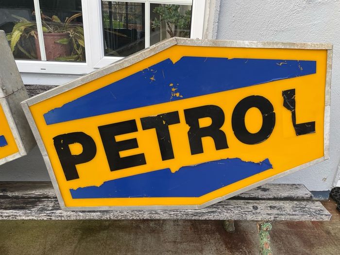 Vintage Petrol Station Sign For Sale in Lucan, Dublin from Bodi808