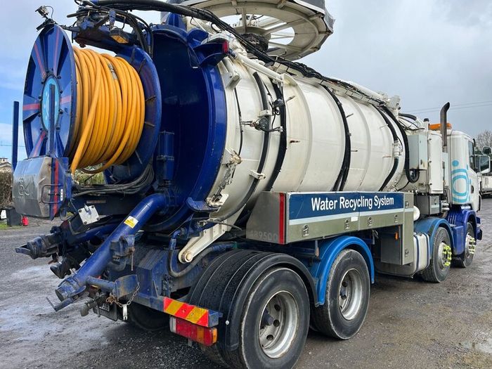 Scania  R420 Vac / drain jet truck - In test