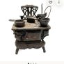Vintage Miniature Cast Iron Stove Image 8