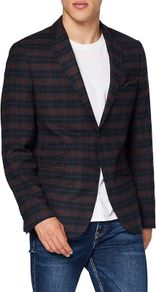 Joe Browns Men's Confident Check Blazer JA502,Navy,48 EU, 38 UK/US, 96cm, S-M