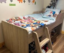 kids mid sleeper bed