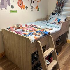 kids mid sleeper bed