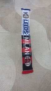 football scarf Leeds vs ac Milan