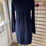 cardigan navy longline cardigan with hood Image 10