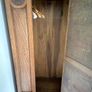 Edwardian Mahogany Wardrobe with Mirror & Linen Drawer Image 2