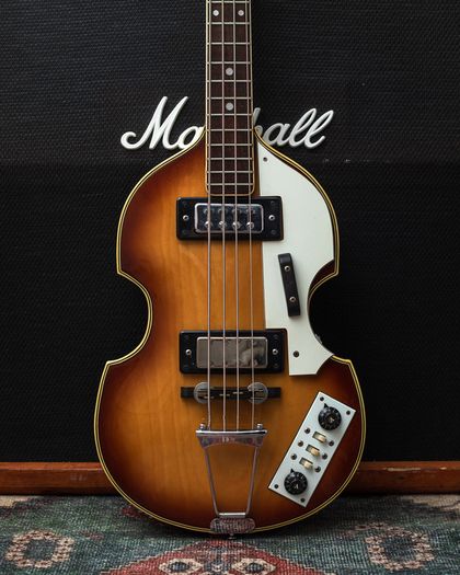 Greco VB-360 Violin Bass Late 60's/Early 70's - Tobacco Burst