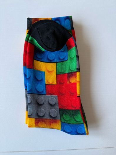 Brand new unisex Lego brick socks