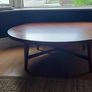 Round Walnut Coffee Table - Meadows and Byrne Image 3