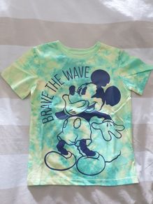 2x Mickey Mouse tie dye tshirts - size 4T
