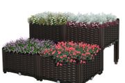 Set of 4 Garden Raised Bed Elevated Patio Flower Plant Planter Box Vegetables Planting Container PP