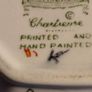 SET OF 2 SMALL Mason Ironstone Green Chartreuse Pattern Image 10