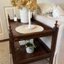 Antique oak sidetable Image 5