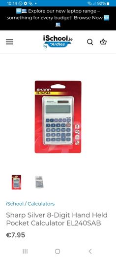sharp el-240SA calculator