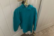 Turquoise hoodie age 8/9
