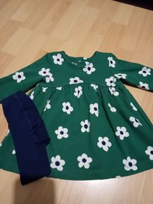 Mayoral Dress & Tights Age 18 months