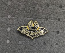 Bat enamel pin
