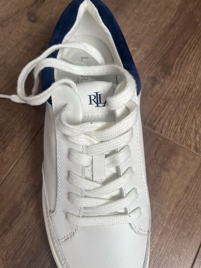New Ralph Lauren white Hailey sneakers