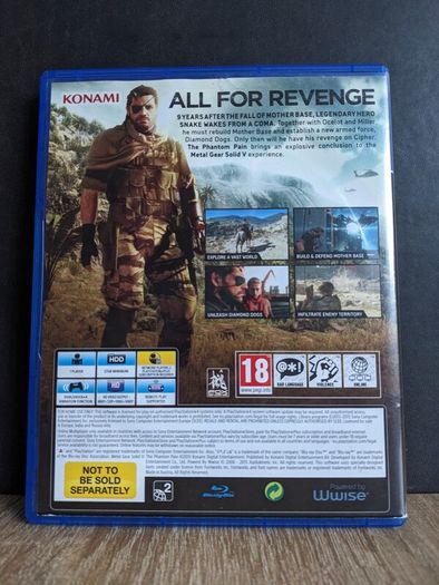 Metal Gear Solid V - PS4 with map