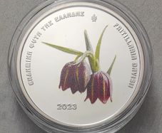 Greece 5 Euro Silver (.333) Proof-like Coin 2023 - Fritillaria Davisii - Endemic Flora of Greece