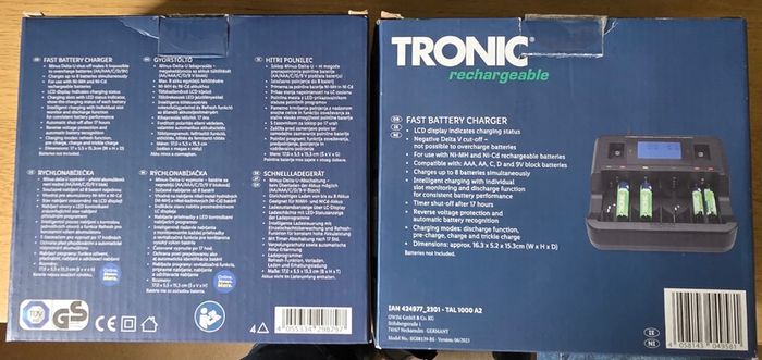 2 x Battery Chargers plus Rechargeable Batteries for Sale.